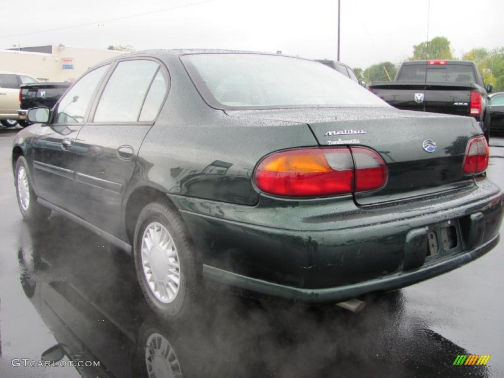 2003 Malibu Sedan - Medium Forest Green Metallic / Neutral Beige photo #12