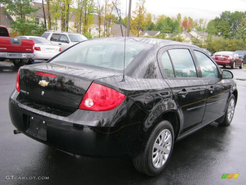 2010 Cobalt LT Sedan - Black / Gray photo #2