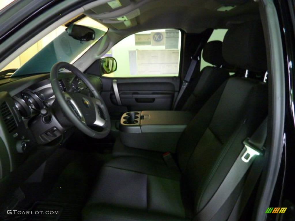 2011 Silverado 1500 LT Extended Cab 4x4 - Black / Ebony photo #7