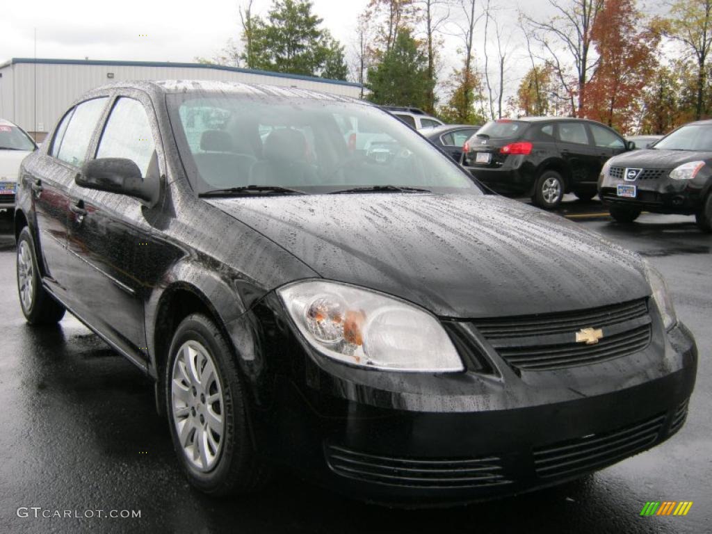 2010 Cobalt LT Sedan - Black / Gray photo #15
