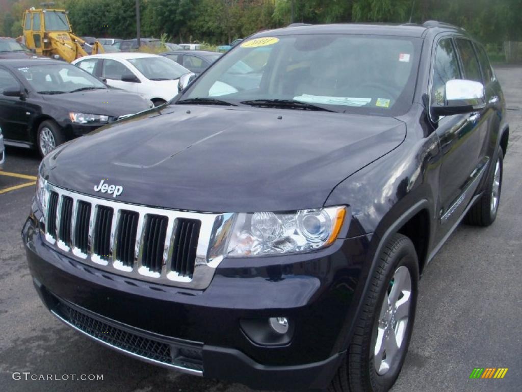 2011 Grand Cherokee Limited 4x4 - Blackberry Pearl / Black/Light Frost Beige photo #1