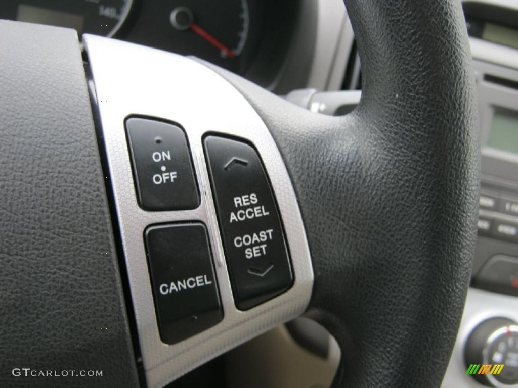 2009 Elantra GLS Sedan - Captiva White / Beige photo #9
