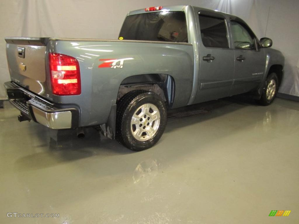 2007 Silverado 1500 LT Z71 Crew Cab 4x4 - Blue Granite Metallic / Ebony Black photo #7