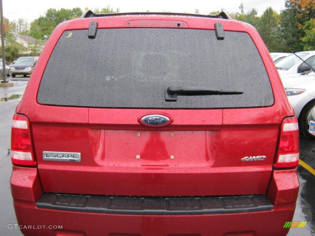 2009 Escape XLT 4WD - Redfire Pearl / Charcoal photo #14