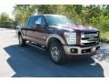 2011 Royal Red Metallic Ford F250 Super Duty King Ranch Crew Cab 4x4  photo #1