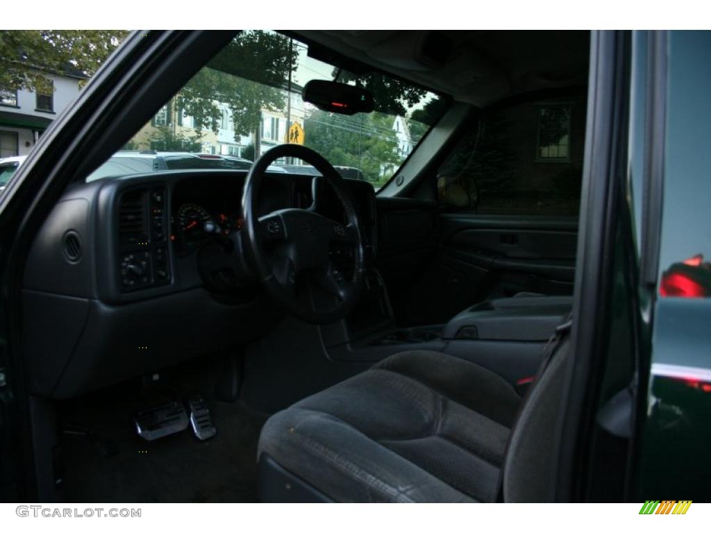 2004 Silverado 1500 Z71 Extended Cab 4x4 - Dark Green Metallic / Dark Charcoal photo #6