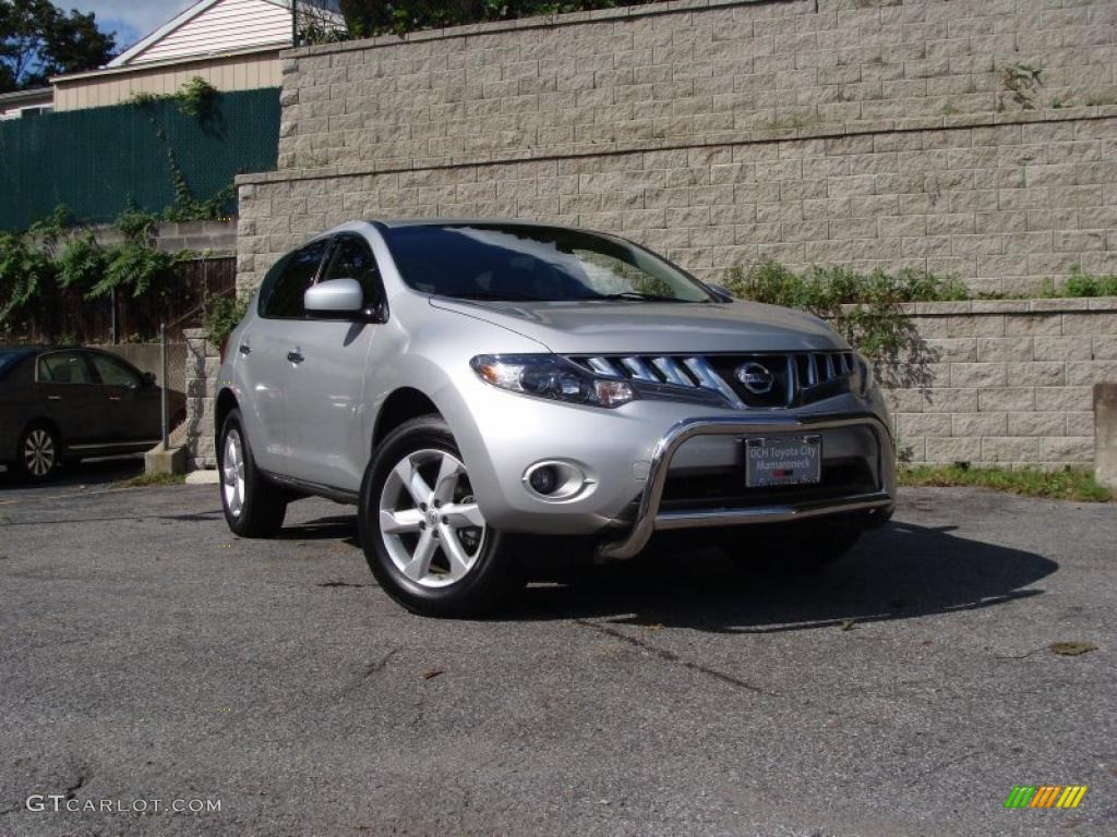2009 Murano S AWD - Brilliant Silver Metallic / Black photo #1