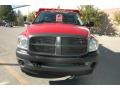 2009 Flame Red Dodge Ram 3500 ST Regular Cab 4x4 Chassis Dump Truck  photo #2