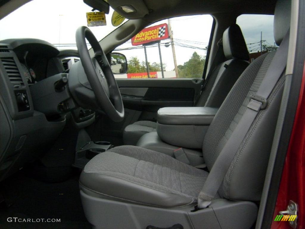 2008 Ram 1500 Big Horn Edition Quad Cab 4x4 - Inferno Red Crystal Pearl / Medium Slate Gray photo #9