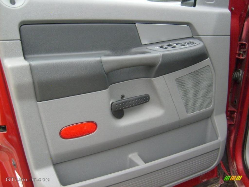 2008 Ram 1500 Big Horn Edition Quad Cab 4x4 - Inferno Red Crystal Pearl / Medium Slate Gray photo #11