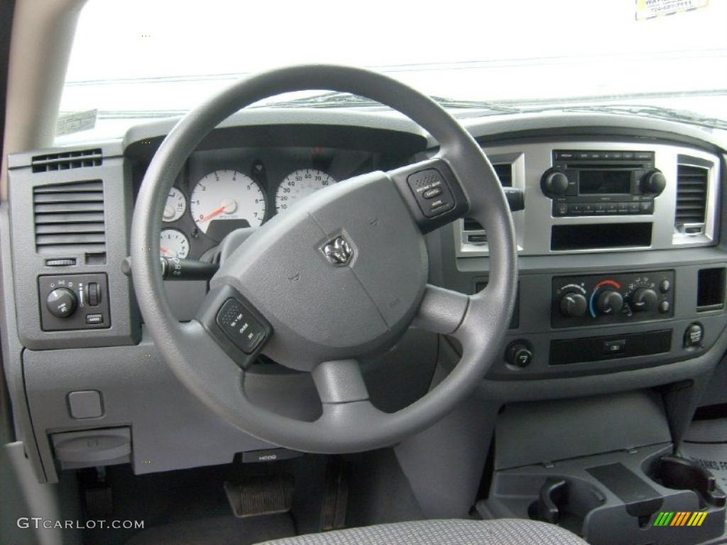 2008 Ram 1500 Big Horn Edition Quad Cab 4x4 - Inferno Red Crystal Pearl / Medium Slate Gray photo #13