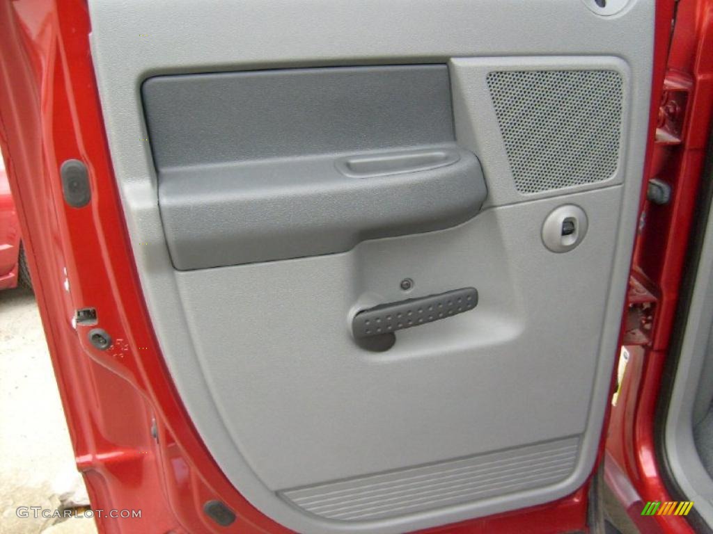 2008 Ram 1500 Big Horn Edition Quad Cab 4x4 - Inferno Red Crystal Pearl / Medium Slate Gray photo #14