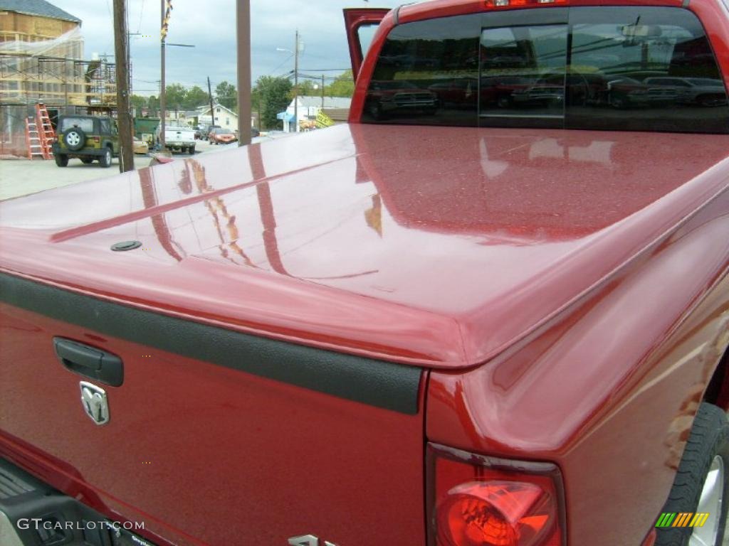 2008 Ram 1500 Big Horn Edition Quad Cab 4x4 - Inferno Red Crystal Pearl / Medium Slate Gray photo #15