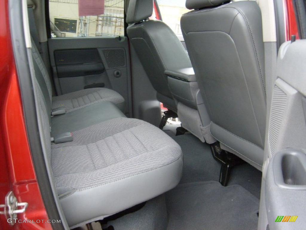 2008 Ram 1500 Big Horn Edition Quad Cab 4x4 - Inferno Red Crystal Pearl / Medium Slate Gray photo #16