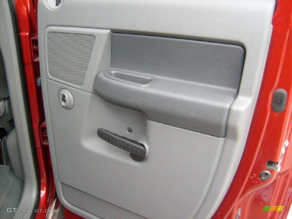 2008 Ram 1500 Big Horn Edition Quad Cab 4x4 - Inferno Red Crystal Pearl / Medium Slate Gray photo #17
