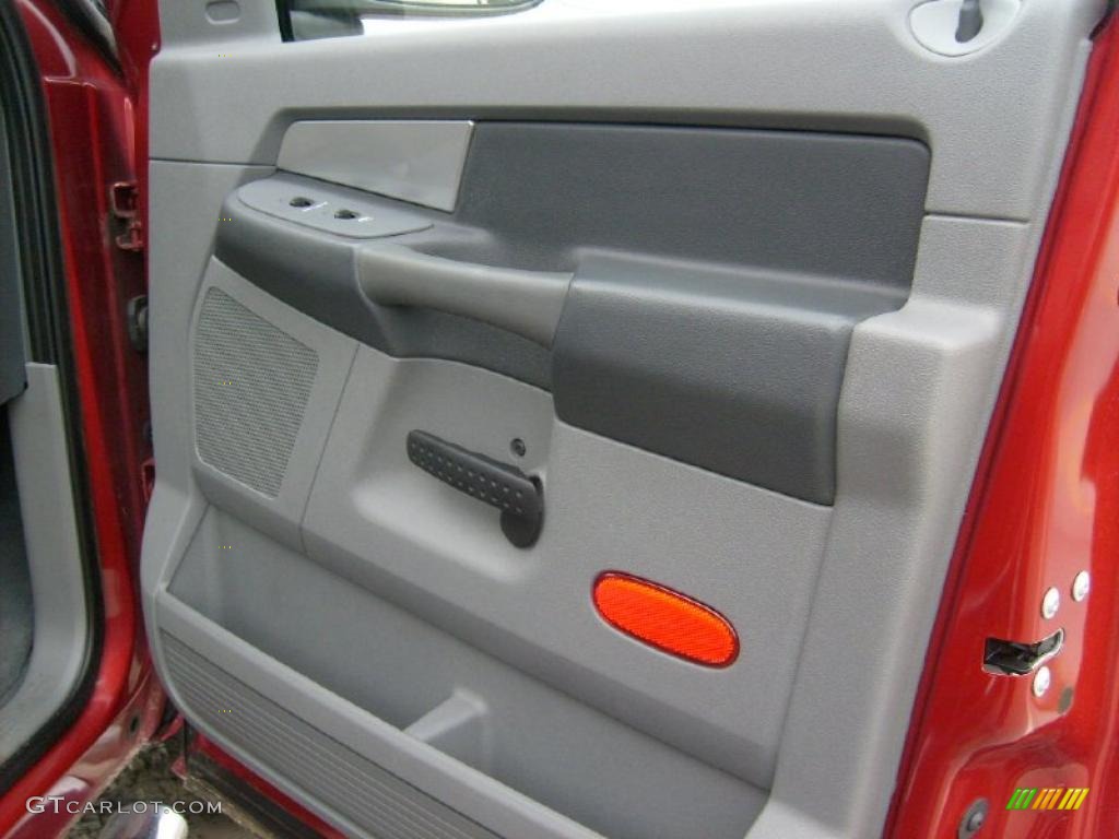2008 Ram 1500 Big Horn Edition Quad Cab 4x4 - Inferno Red Crystal Pearl / Medium Slate Gray photo #19