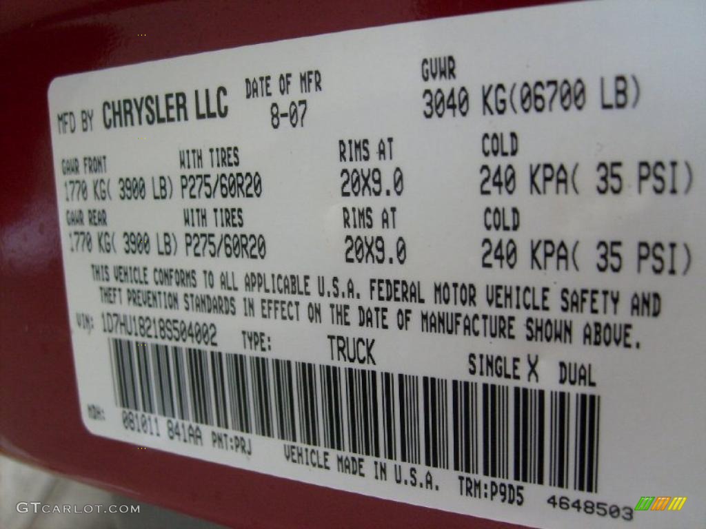 2008 Ram 1500 Big Horn Edition Quad Cab 4x4 - Inferno Red Crystal Pearl / Medium Slate Gray photo #22