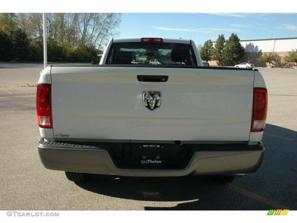 2010 Ram 1500 ST Regular Cab - Stone White / Dark Slate/Medium Graystone photo #5