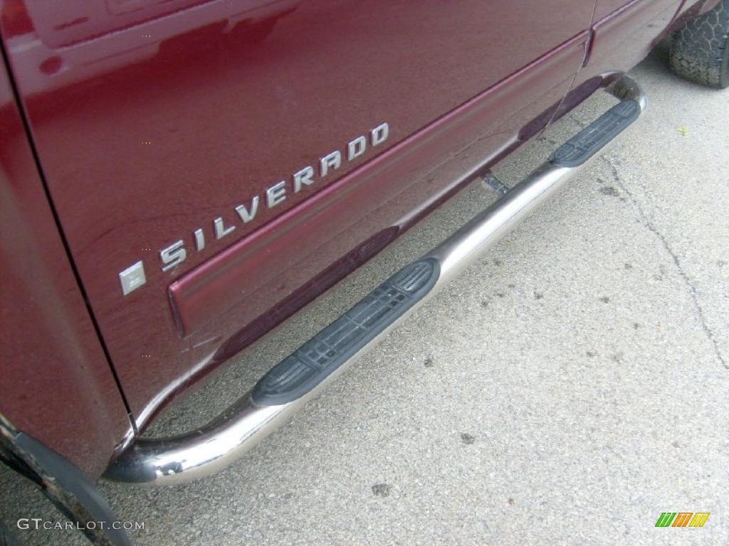 2009 Silverado 1500 LT Extended Cab 4x4 - Deep Ruby Red Metallic / Ebony photo #10