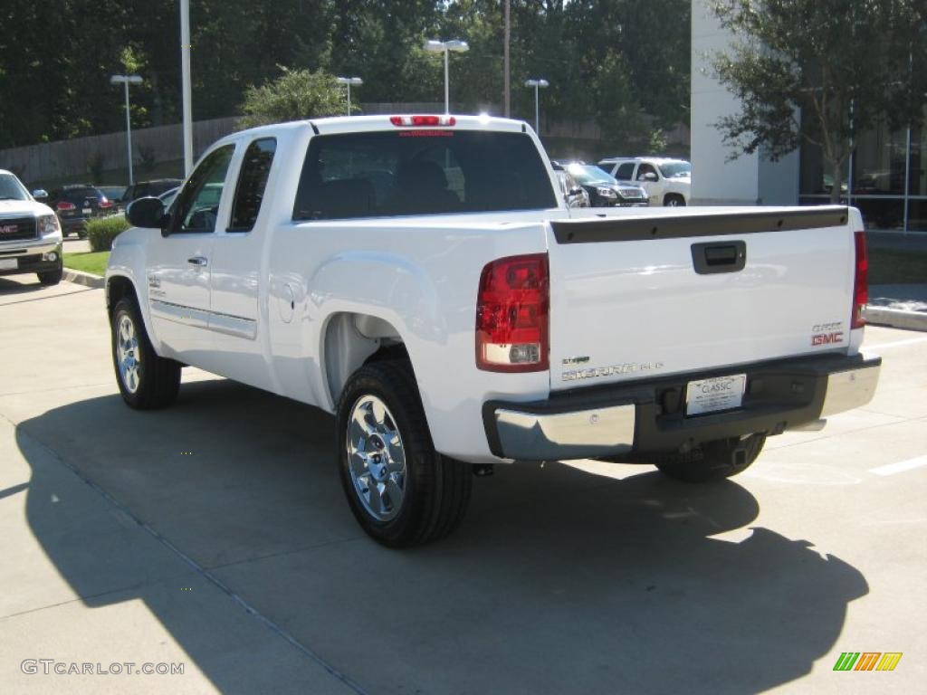 2011 Sierra 1500 Texas Edition Extended Cab - Summit White / Ebony photo #3