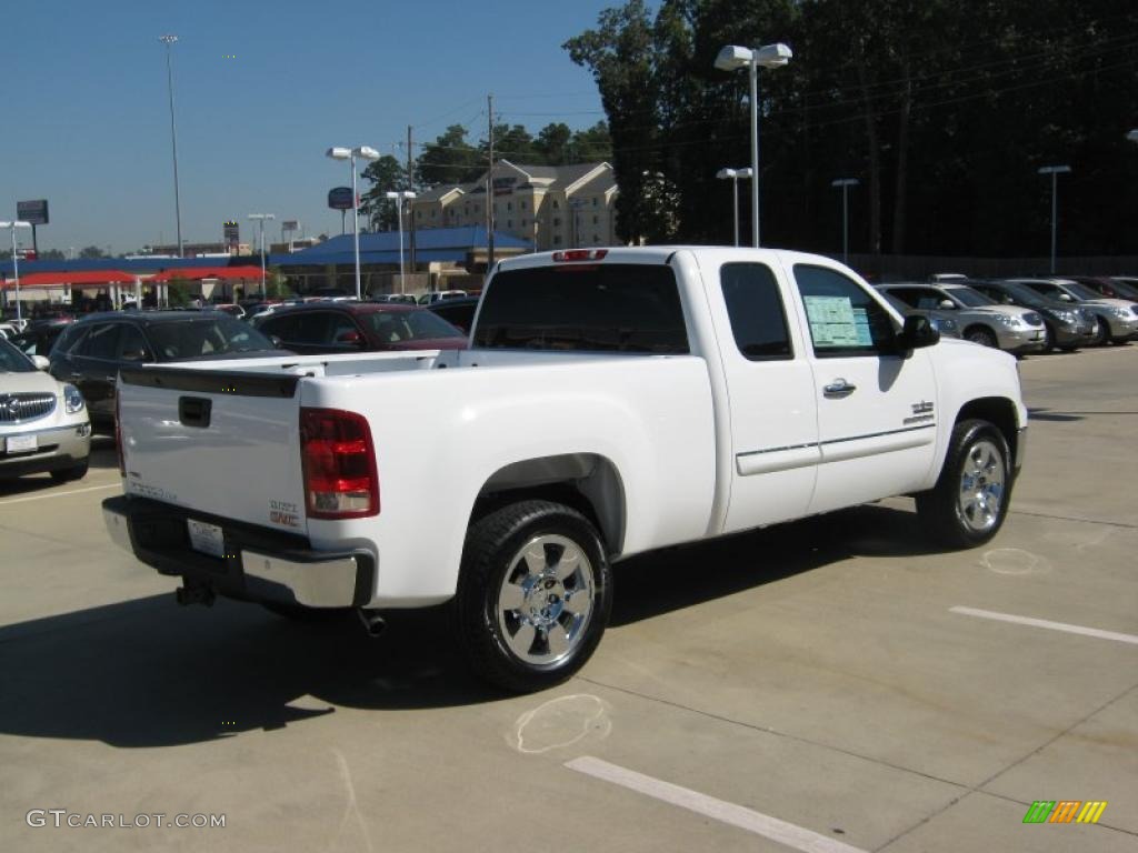 2011 Sierra 1500 Texas Edition Extended Cab - Summit White / Ebony photo #5