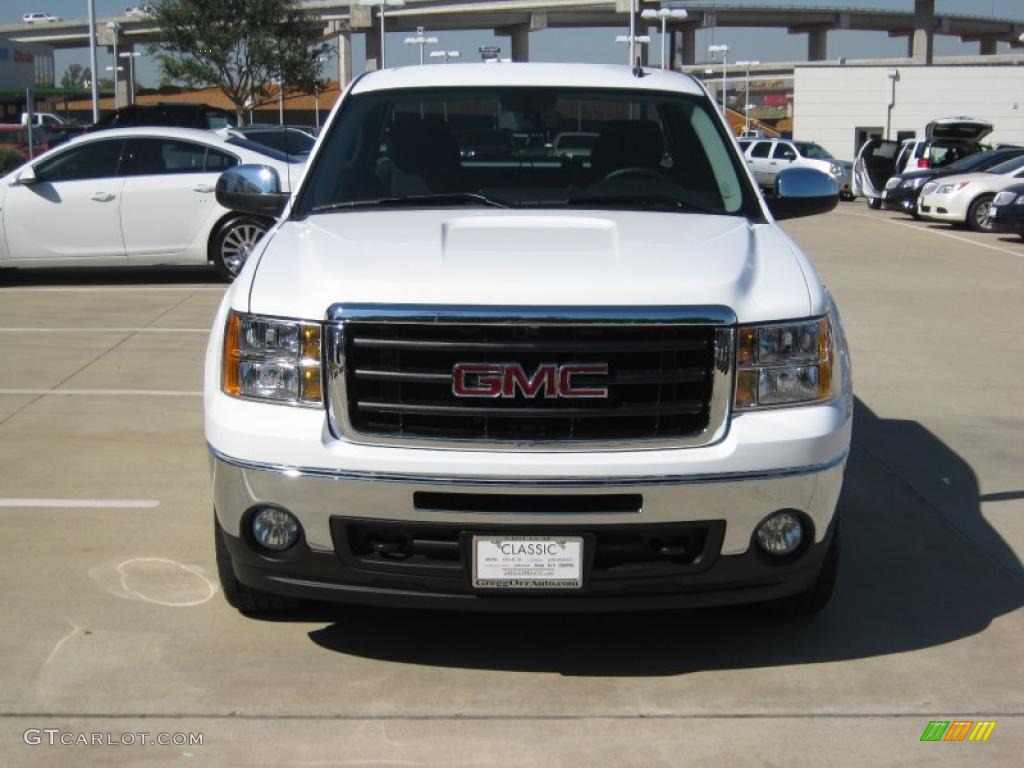 2011 Sierra 1500 Texas Edition Extended Cab - Summit White / Ebony photo #8