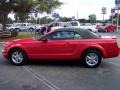 2008 Torch Red Ford Mustang V6 Deluxe Convertible  photo #8
