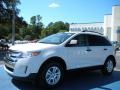 2011 White Suede Ford Edge SE  photo #1