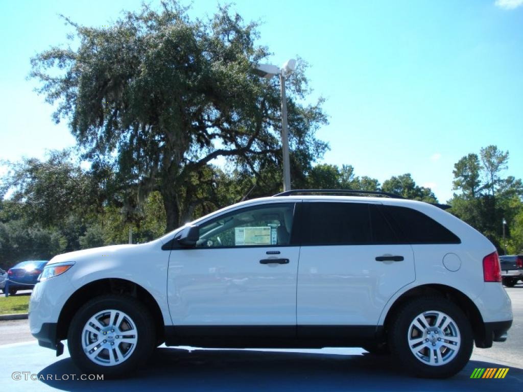 2011 Edge SE - White Suede / Medium Light Stone photo #2