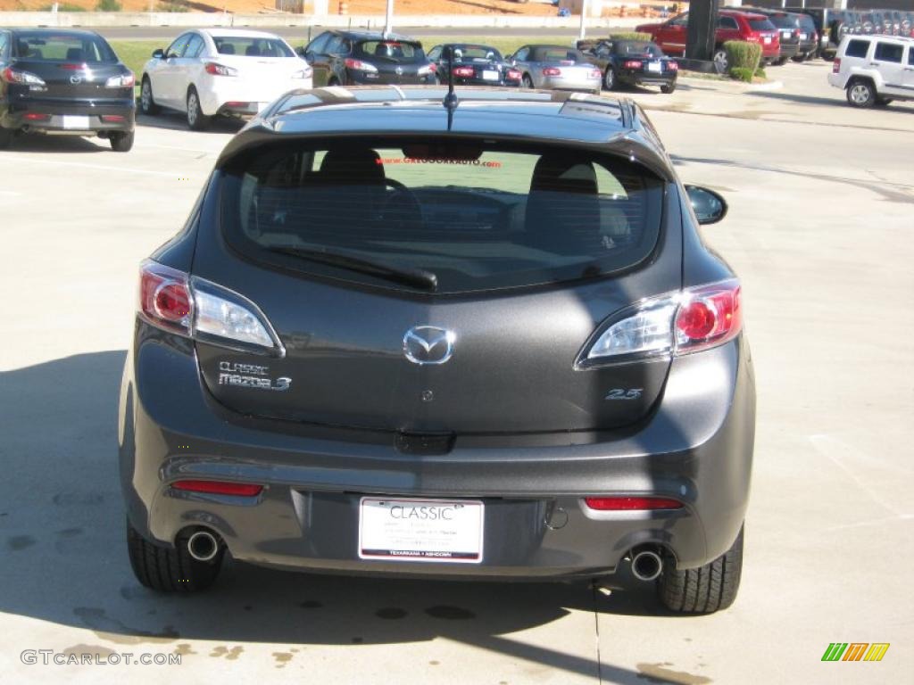 2011 MAZDA3 s Sport 5 Door - Graphite Mica / Black photo #4