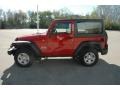 2011 Flame Red Jeep Wrangler Sport 4x4  photo #8