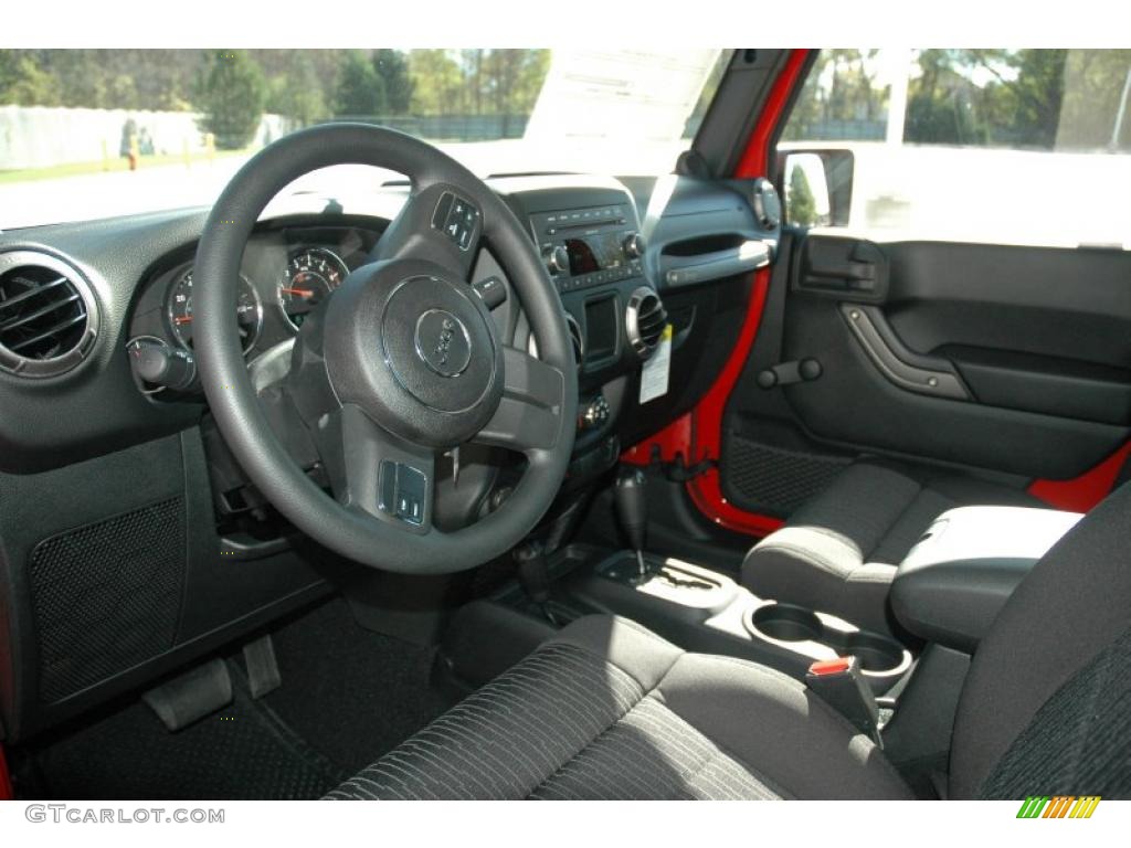 2011 Wrangler Sport 4x4 - Flame Red / Black photo #11