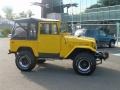 Yellow 1974 Toyota Land Cruiser FJ40