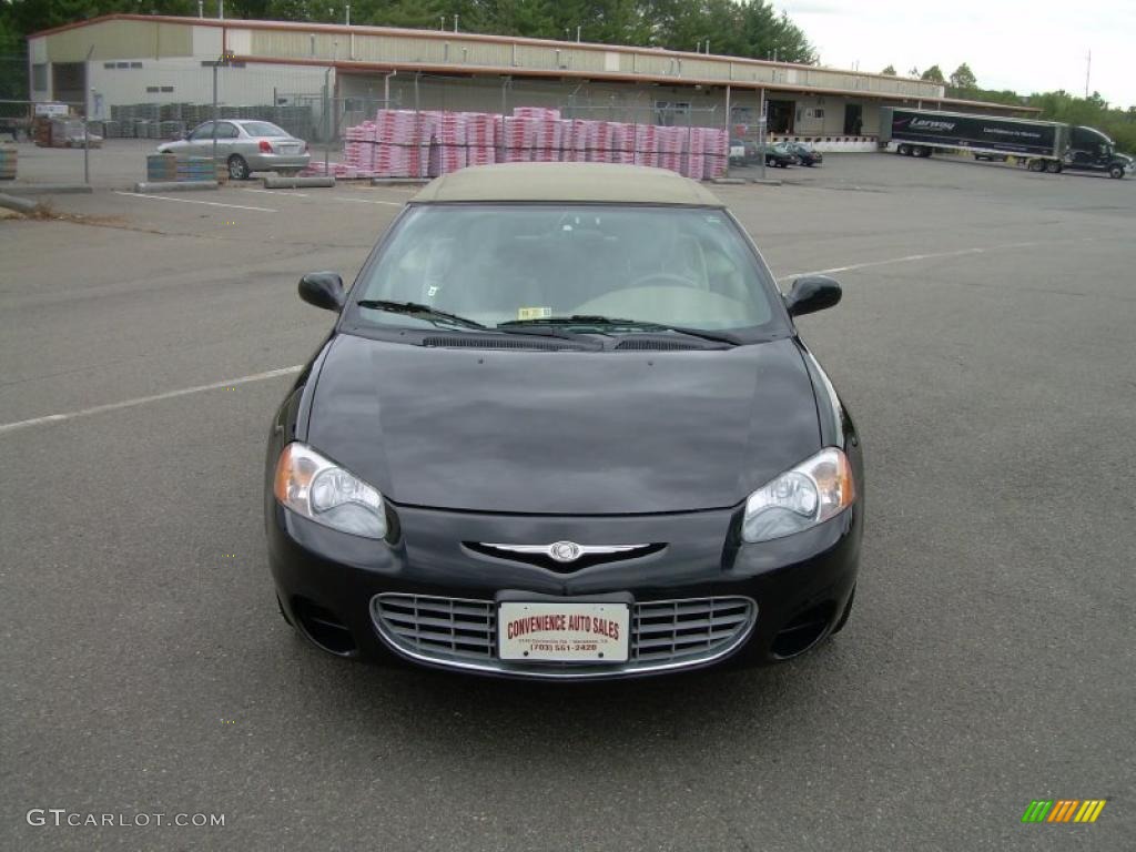 2002 Sebring GTC Convertible - Black / Sandstone photo #3