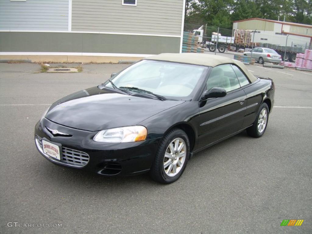 2002 Sebring GTC Convertible - Black / Sandstone photo #4