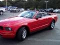 2008 Torch Red Ford Mustang V6 Deluxe Convertible  photo #15