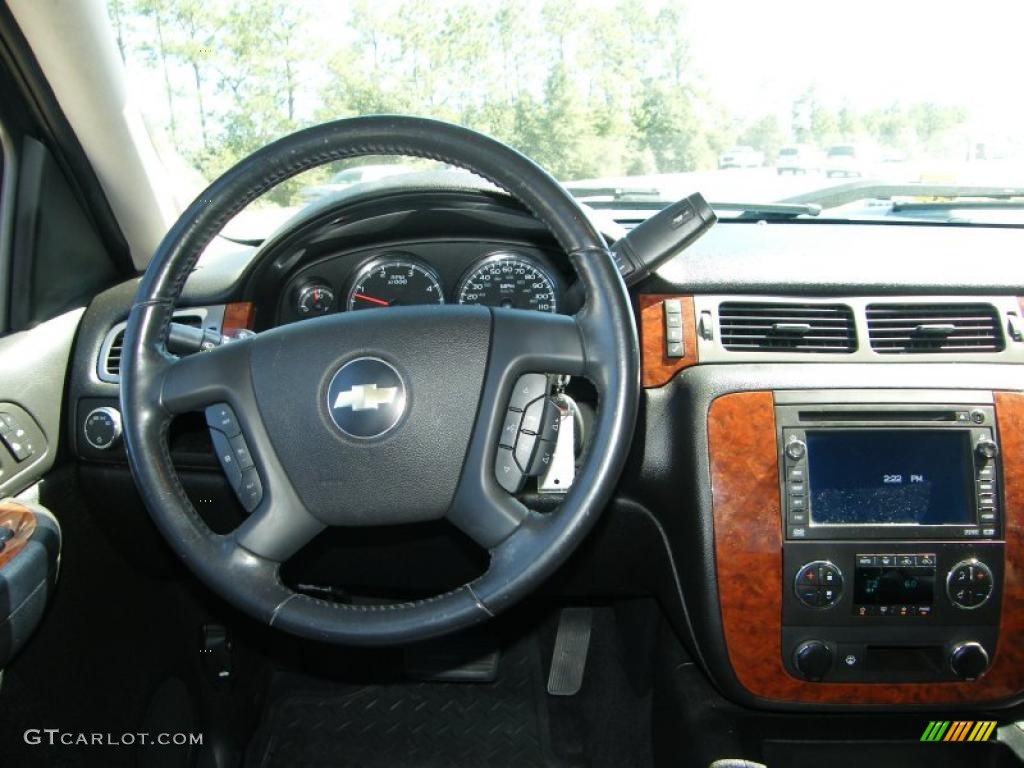 2008 Silverado 3500HD LT Crew Cab Dually - Dark Blue Metallic / Ebony photo #19