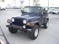 2004 Patriot Blue Pearl Jeep Wrangler Rubicon 4x4  photo #1