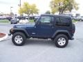 2004 Patriot Blue Pearl Jeep Wrangler Rubicon 4x4  photo #2