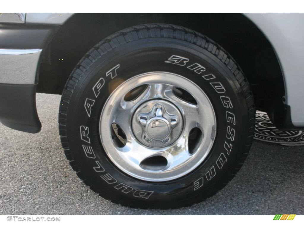 2002 F150 XL SuperCab - Silver Metallic / Medium Graphite photo #7