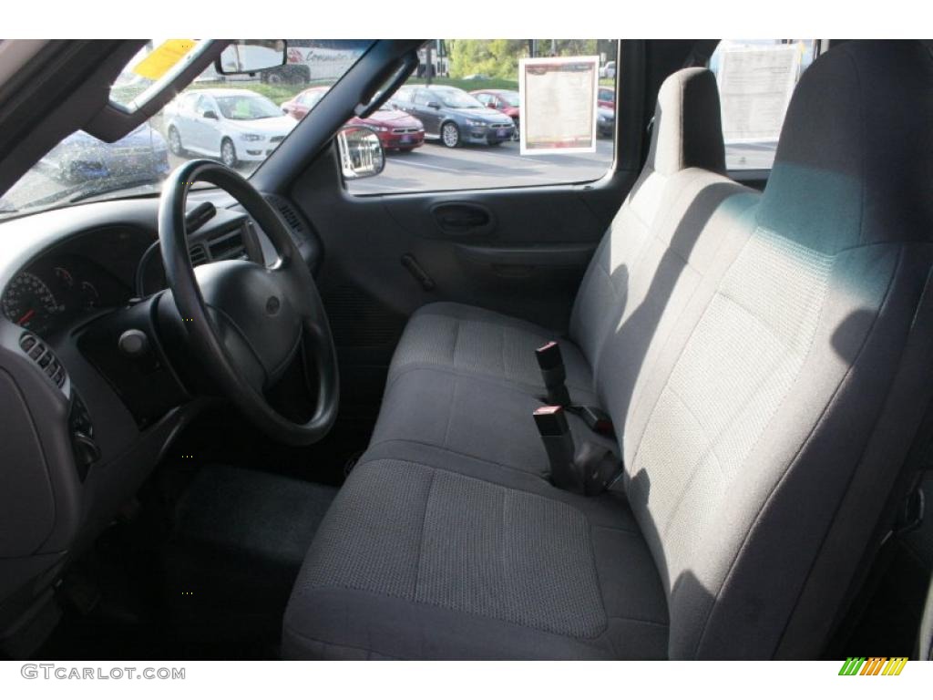 2002 F150 XL SuperCab - Silver Metallic / Medium Graphite photo #13