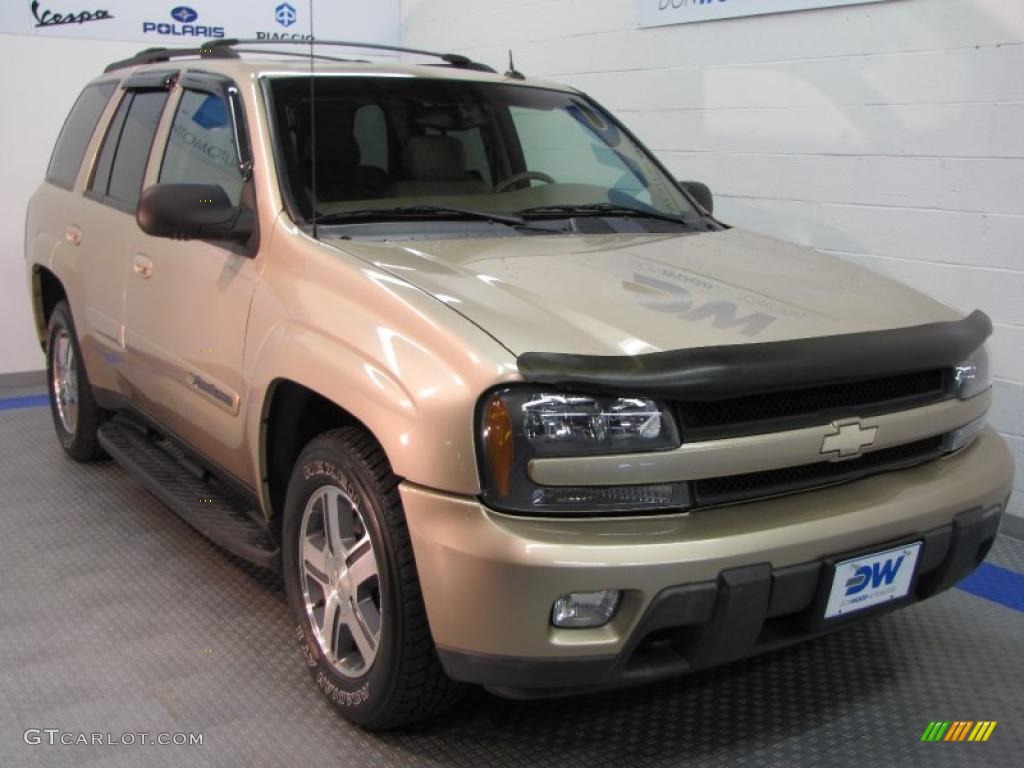 2004 TrailBlazer LT 4x4 - Sandstone Metallic / Light Cashmere photo #1