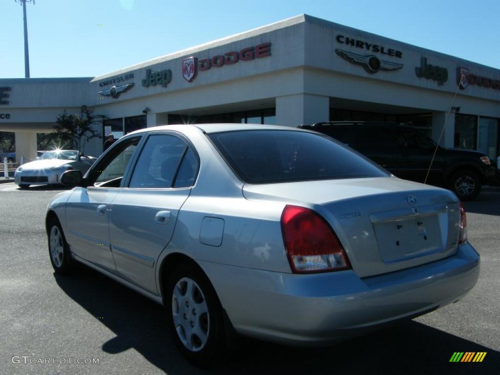 2001 Elantra GLS - Pewter / Gray photo #3