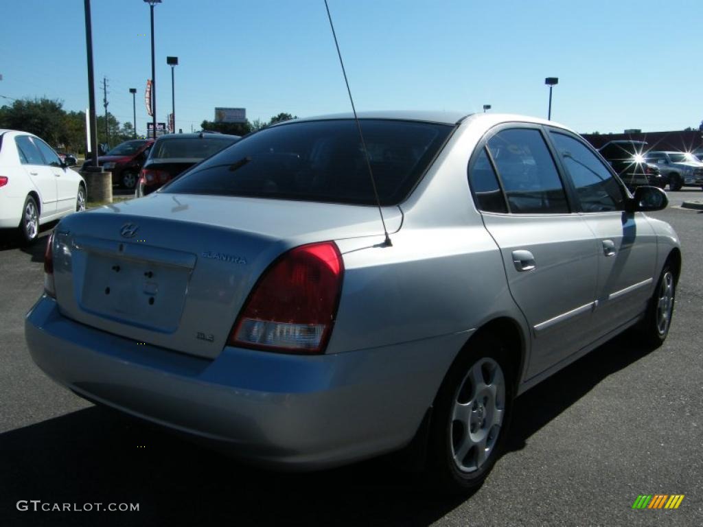 2001 Elantra GLS - Pewter / Gray photo #5