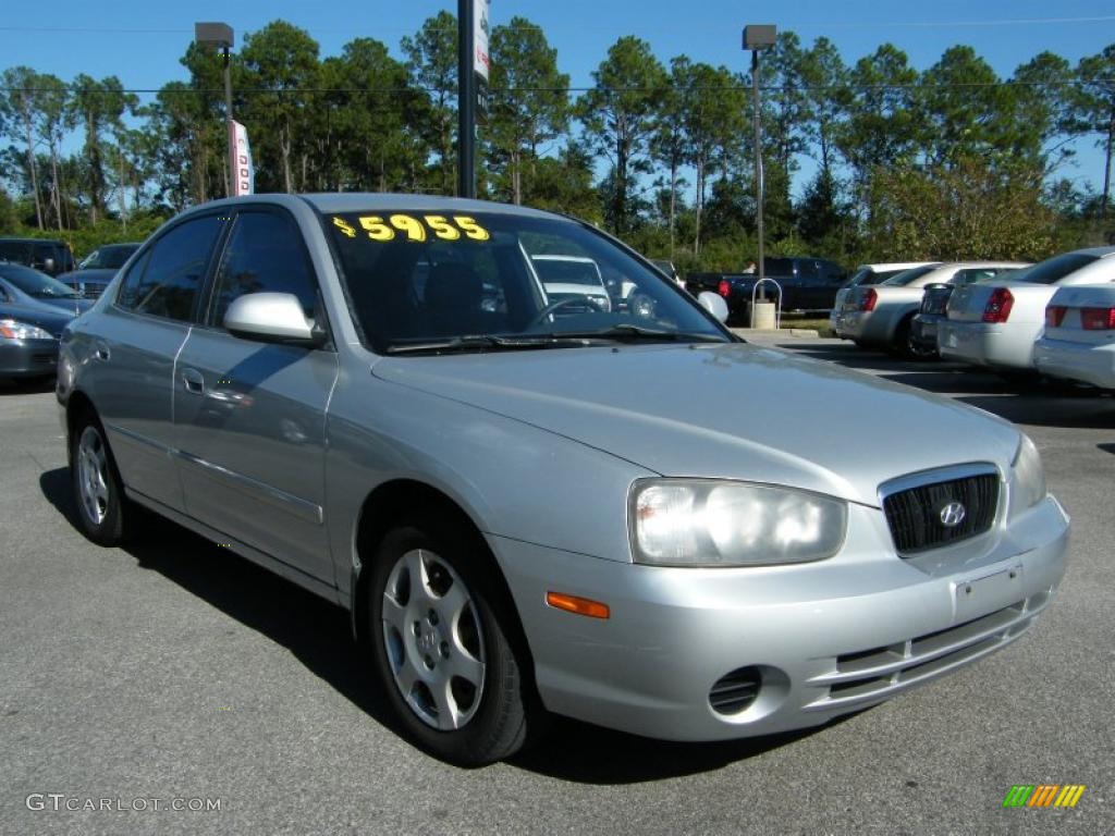 2001 Elantra GLS - Pewter / Gray photo #7