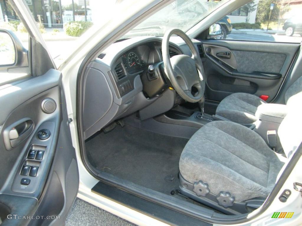 2001 Elantra GLS - Pewter / Gray photo #11