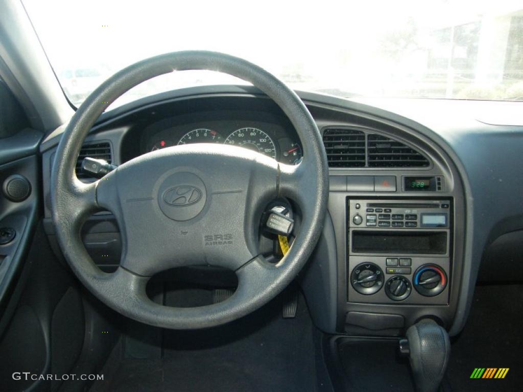 2001 Elantra GLS - Pewter / Gray photo #16