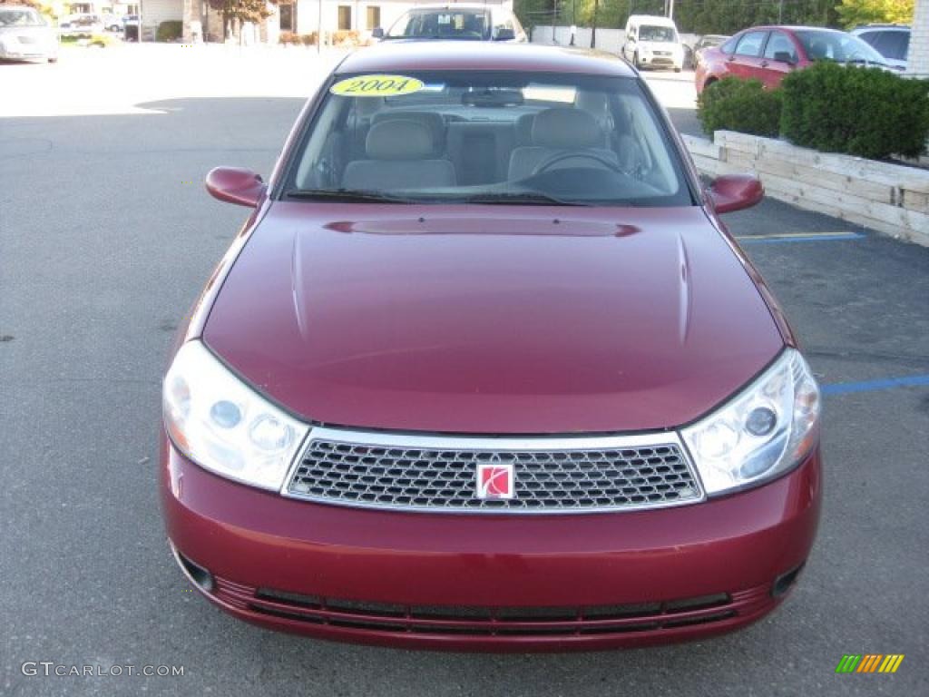 2004 L300 1 Sedan - Berry Red / Light Tan photo #10
