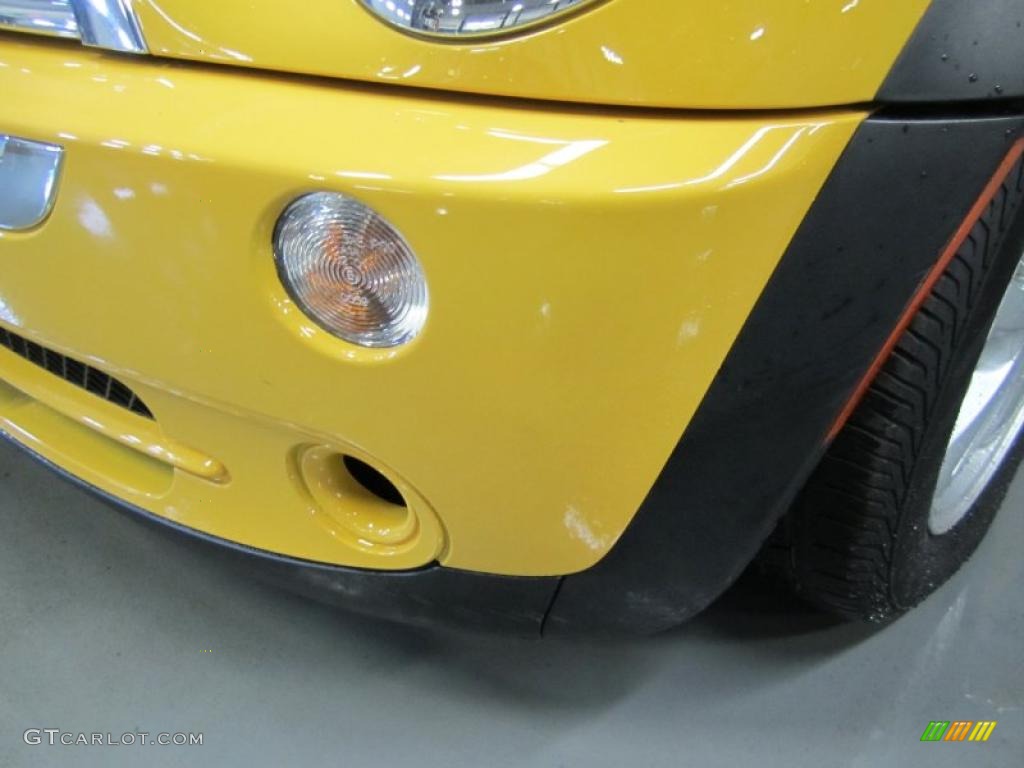 2008 Cooper Convertible - Mellow Yellow / Panther Black photo #5