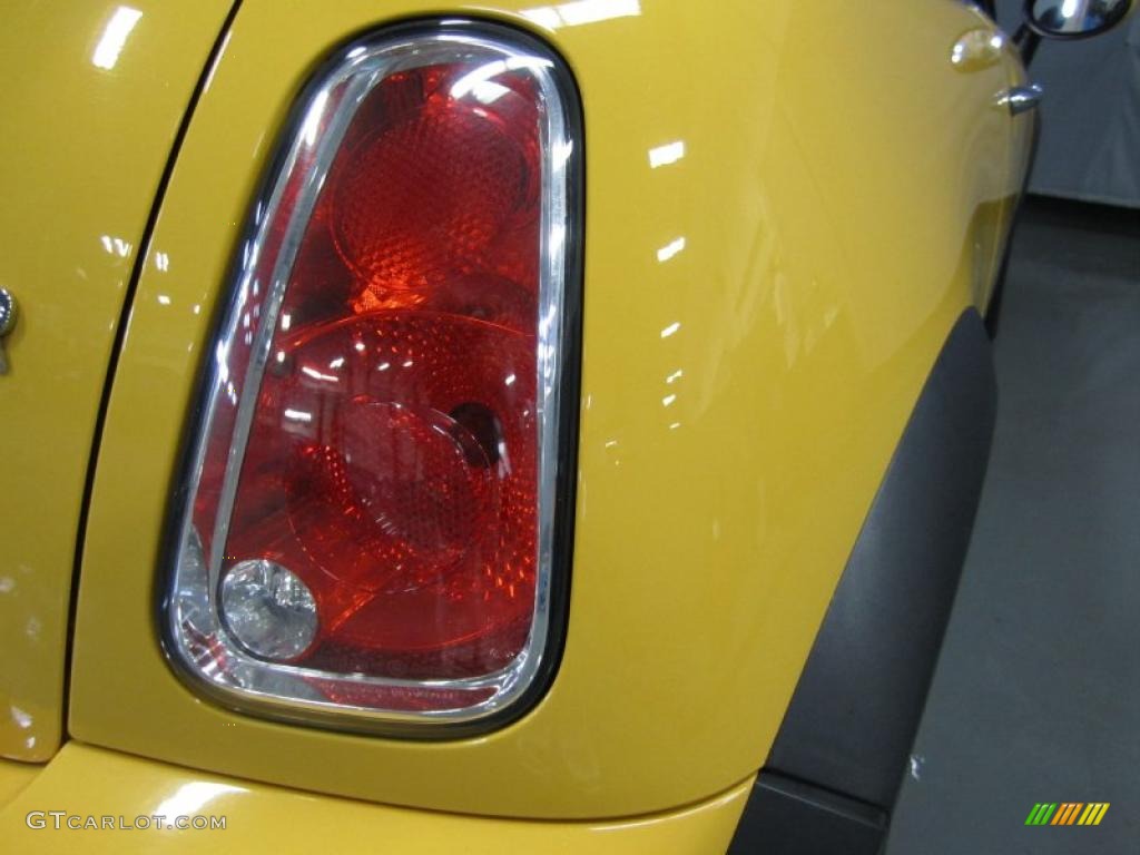 2008 Cooper Convertible - Mellow Yellow / Panther Black photo #10